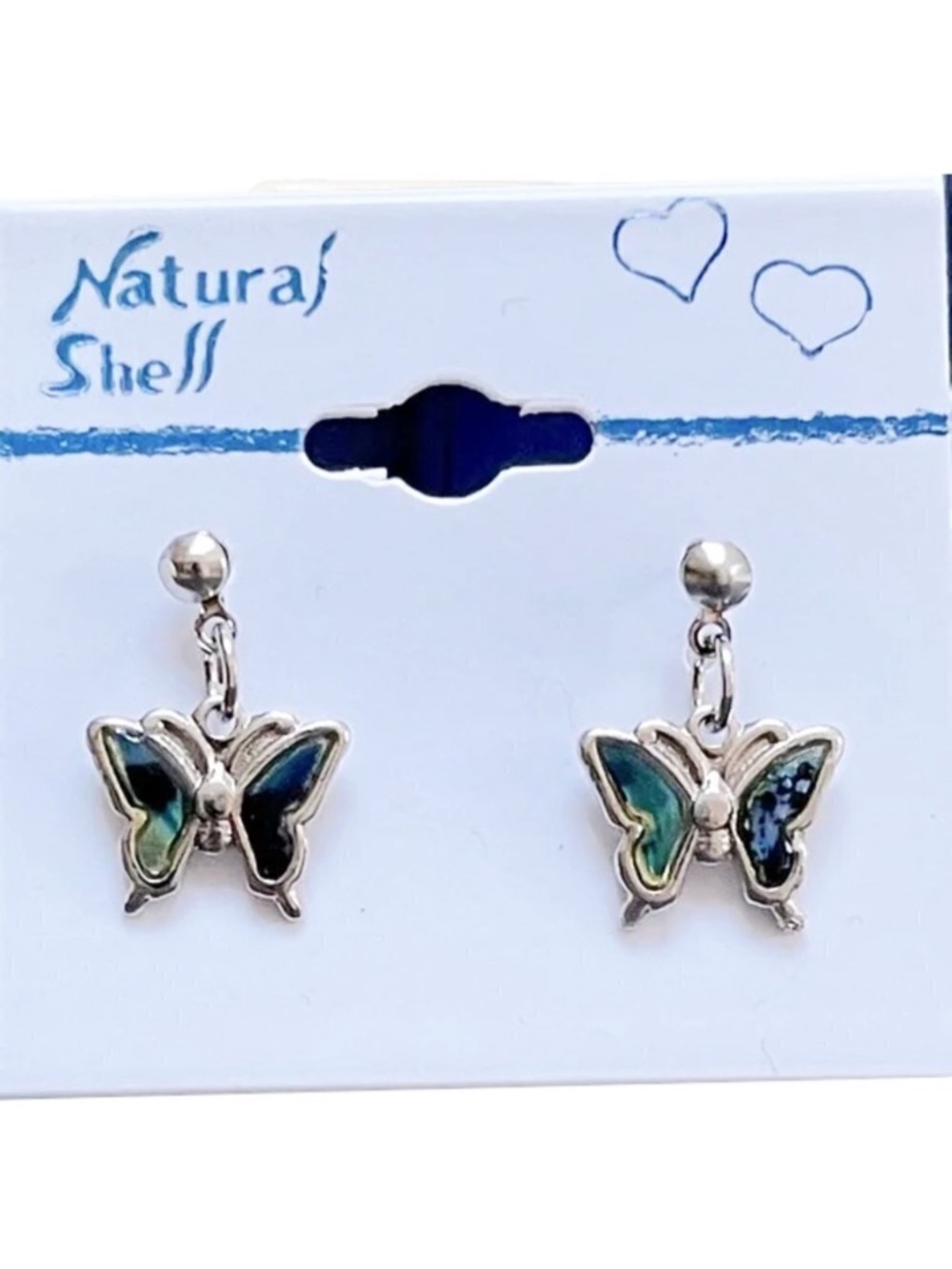 👋 3/$15 NATURAL SHELL
STUD BUTTERFLY EARRINGS